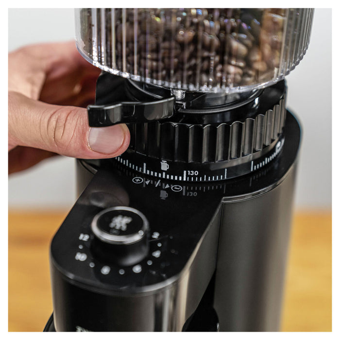 Espressione Conical Burr Black Coffee Grinder