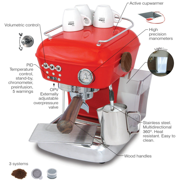 Ascaso Dream PID Automatic Home Espresso Machine - Aluminum