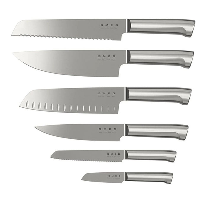 Pre-Order: SMEG 7 pcs Knife Block Set – Sarang Design Studio