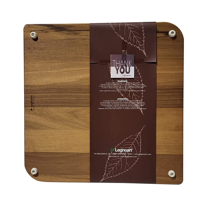 Legnoart Thermo Wood Cutting Board, 20 x 20 x 1.5-Inches