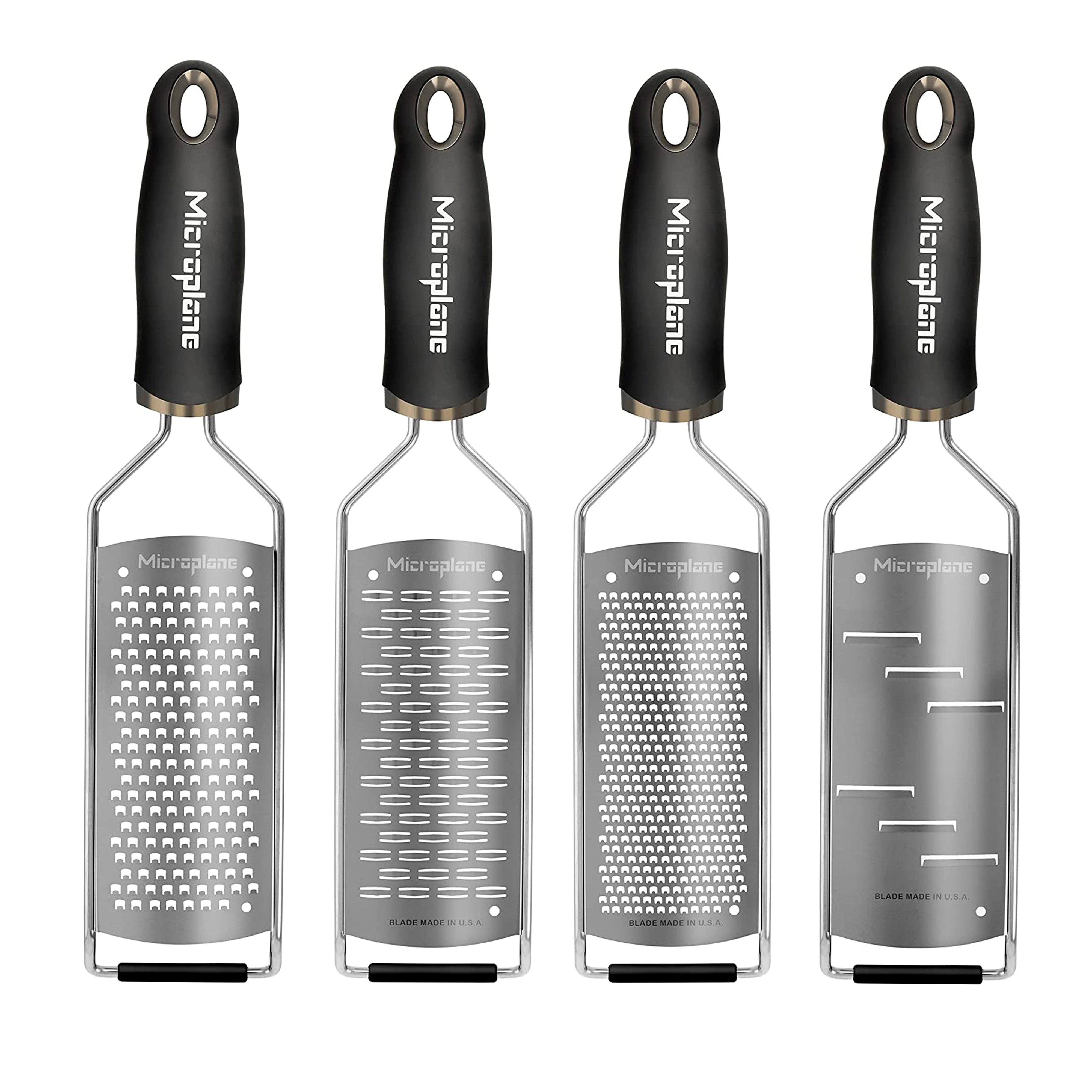 Microplane 45004 Gourmet Series Fine Cheese Grater, Black
