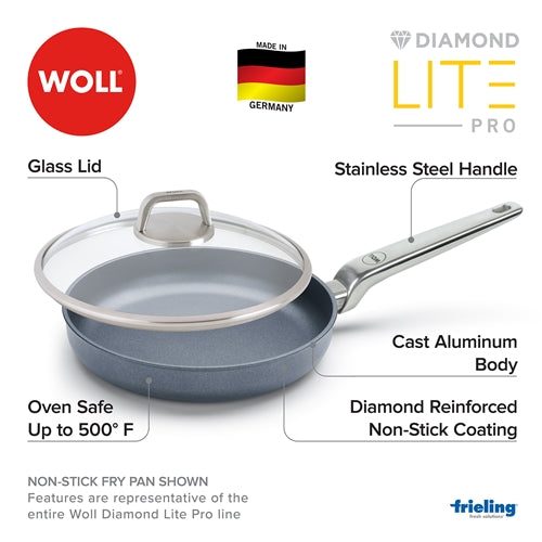 Woll Diamond Lite Fry Pan with Lid, 11-inch